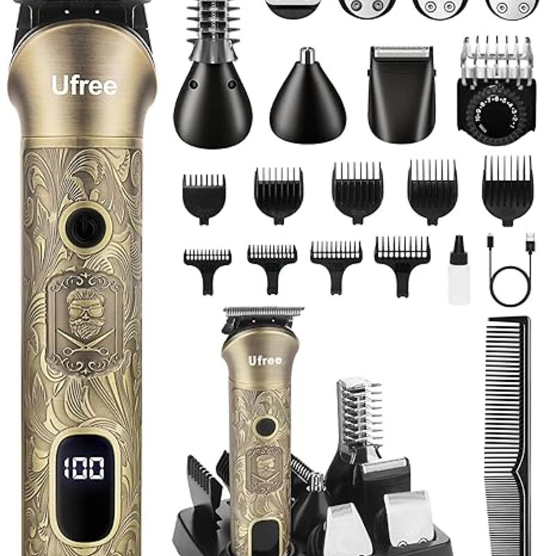 Ufree Beard Trimmer for Men, Electric Razor Shaver, Cordless