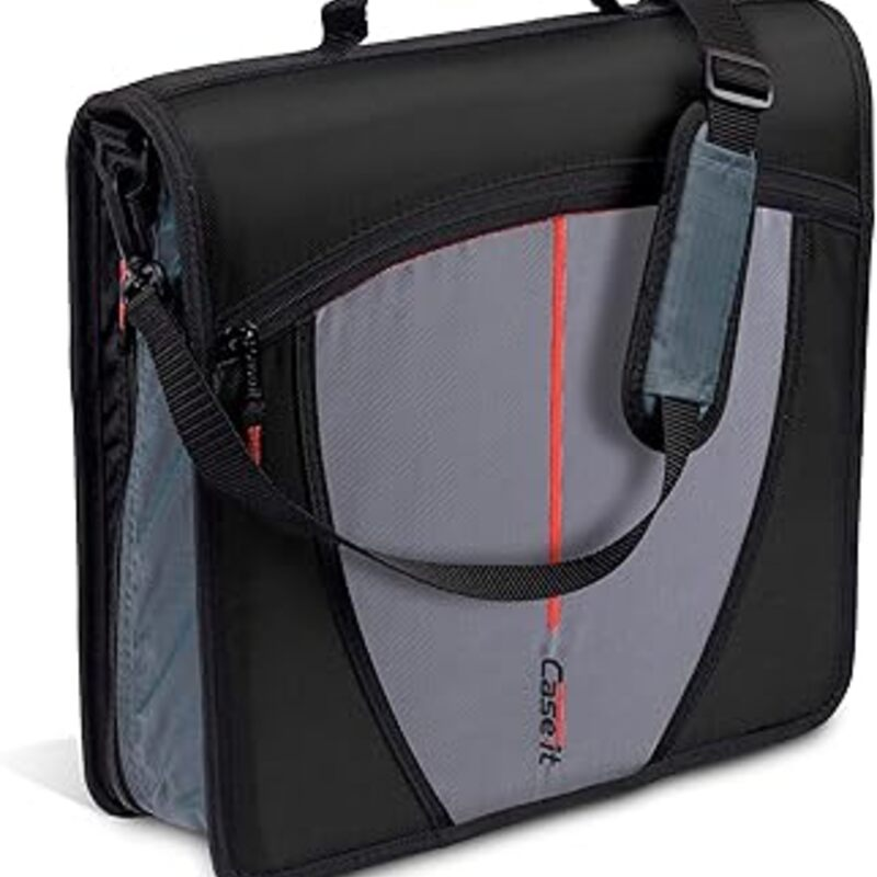 Case-it Mighty Zip Tab School Zipper Binder | 3-Inch