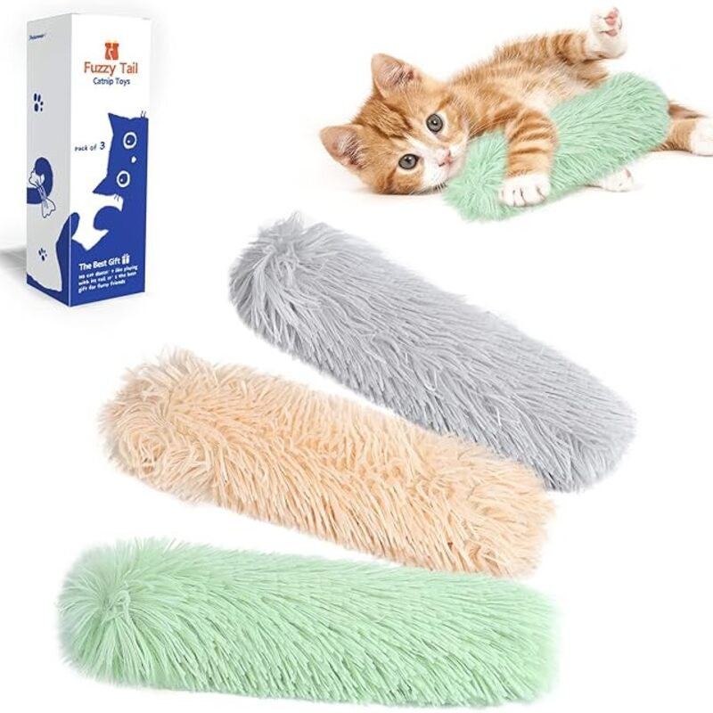 Potaroma Cat Toys Pillows, 3 Pack, Soft and Durable
