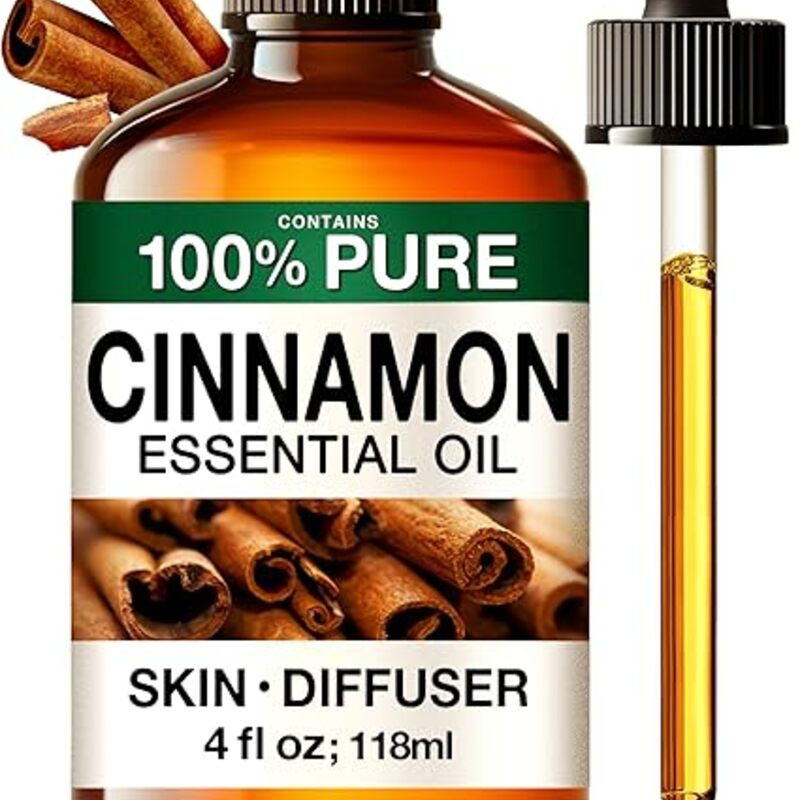 KUKKA Cinnamon Essential Oils - 4 Fl Oz - for Hair, Skin,