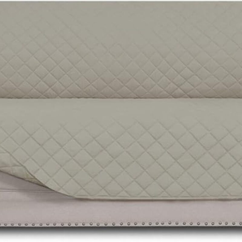 Easy-Going Reversible Couch Cover for 3 Cushion Couch Sofa