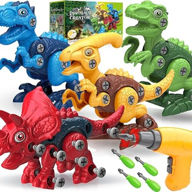 Dinosaur Toys for 3, 4, 5, 6, 7 Year Old Boys, Take Apart