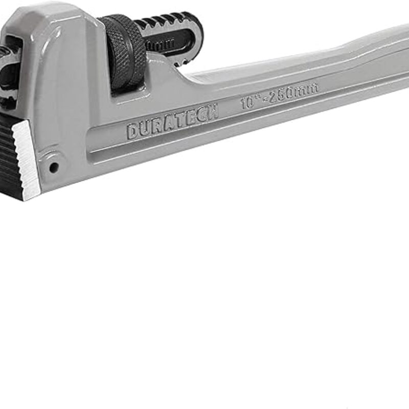DURATECH 10-inch Heavy Duty Aluminum Straight Pipe Wrench,