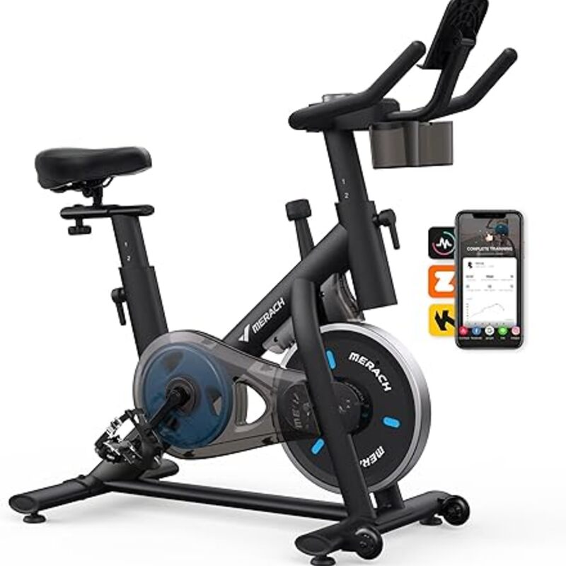 MERACH Exercise Bike, Brake Pad Stationary Bike