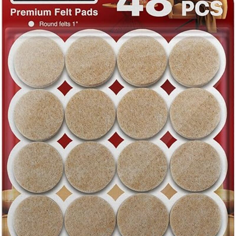 Best Felt Furniture Pads X-PROTECTOR - 48 Premium Chair Felt