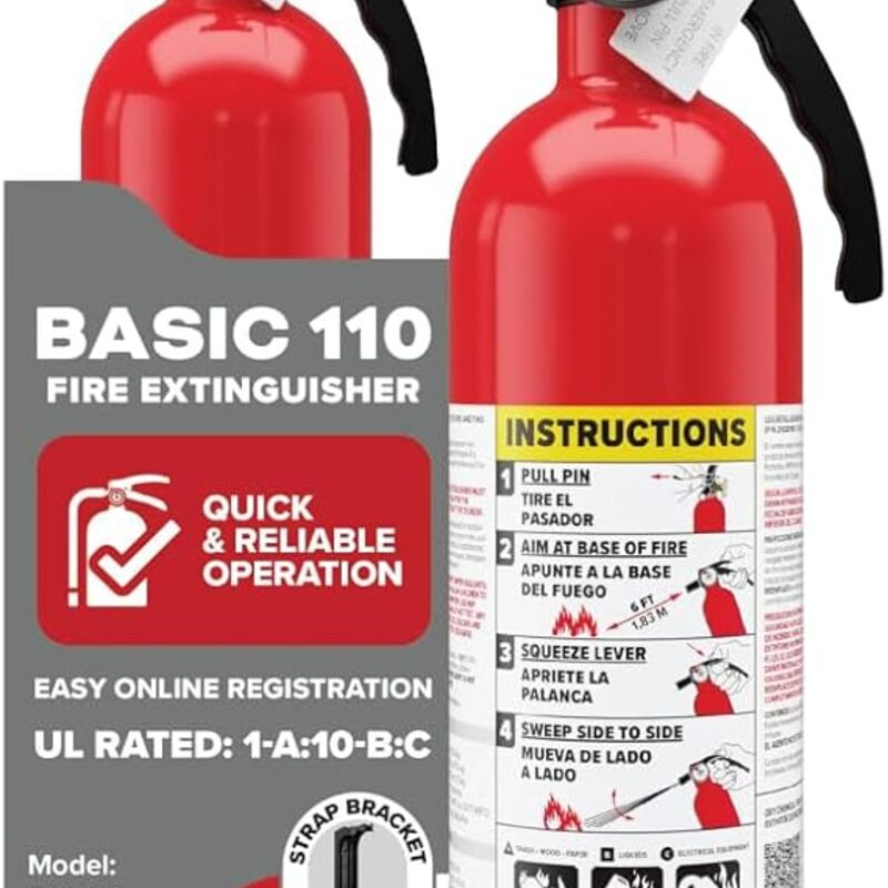 Kidde, FA110G, Multi Purpose Fire Extinguisher for Home,