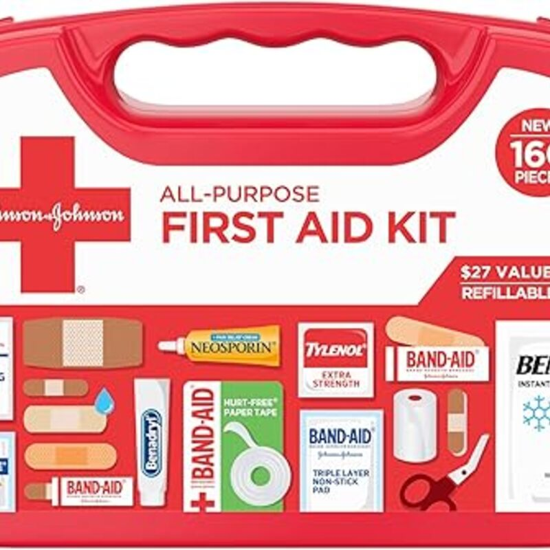All-Purpose Portable Compact First Aid Kit for Minor Cuts,