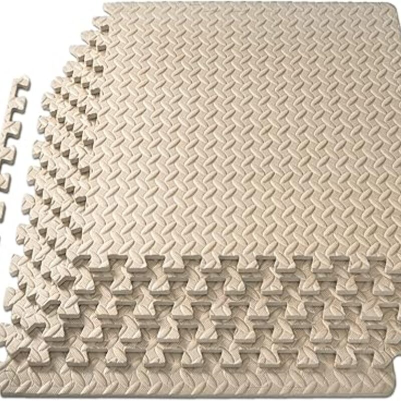 ProsourceFit Puzzle Exercise Mat ½ in, EVA Interlocking Foam