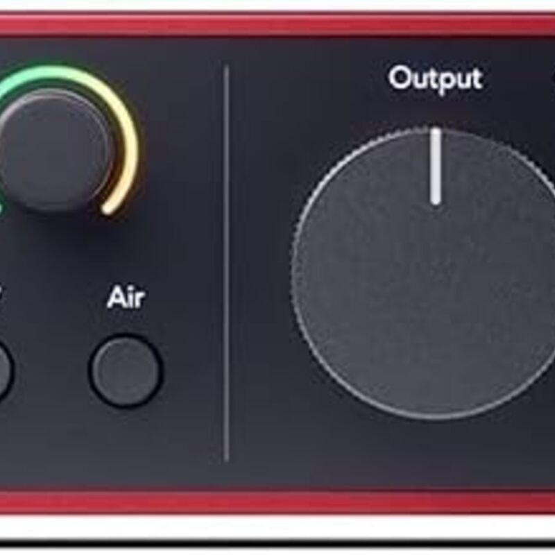 Focusrite Scarlett Solo 4th Gen USB Audio Interface,