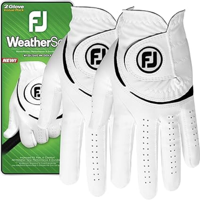 FootJoy Men's WeatherSof 2-Pack Golf Glove