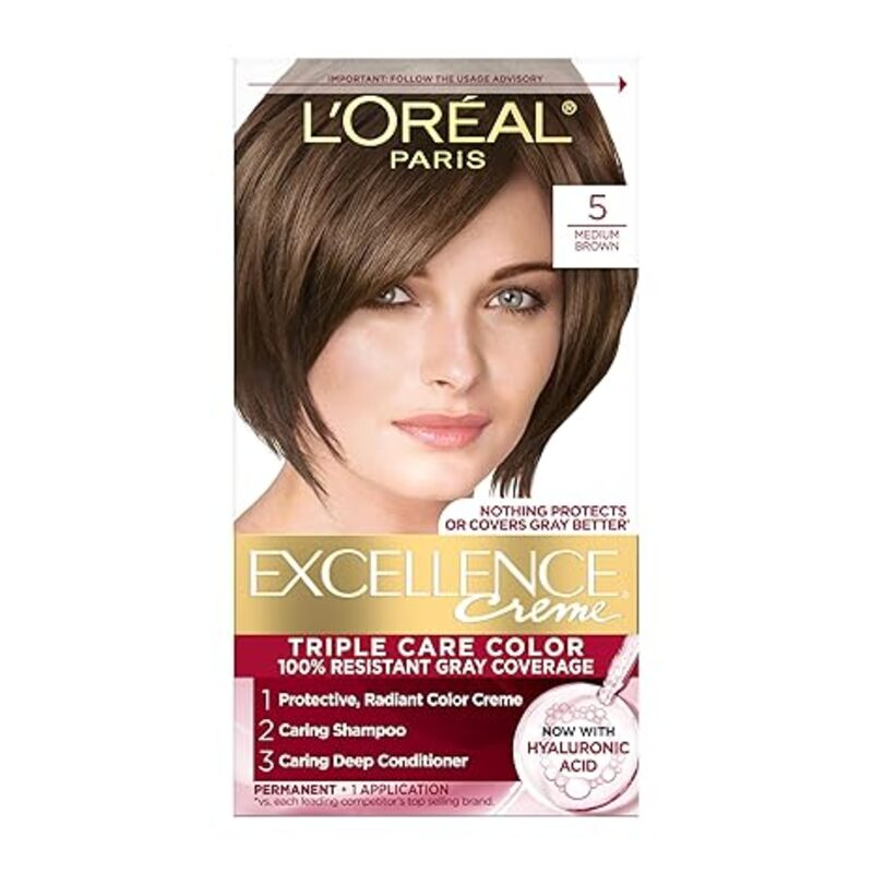 L'Oreal Paris Excellence Crème Permanent Hair Dye, Triple