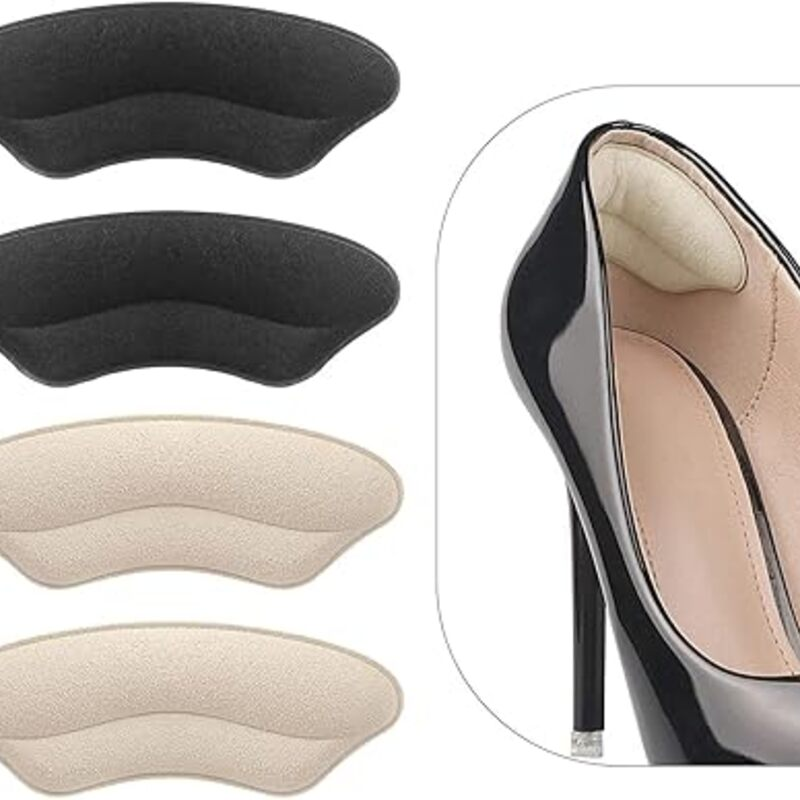 Heel Grips Liner Cushions Inserts for Loose Shoes, Heel Pads