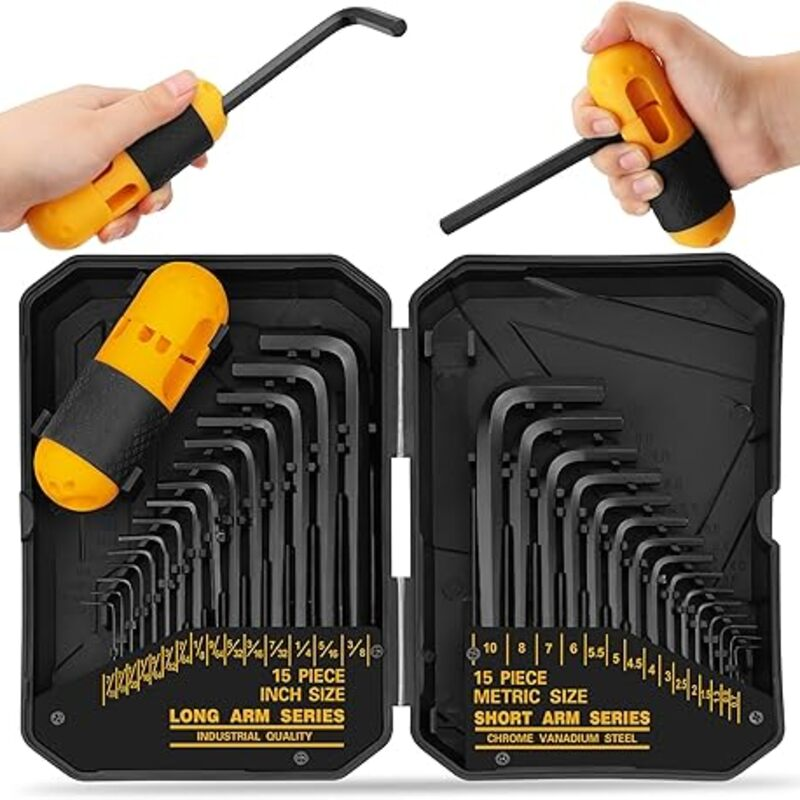 ELEAD 31-Piece Hex Key Set - Allen Wrench Set, SAE