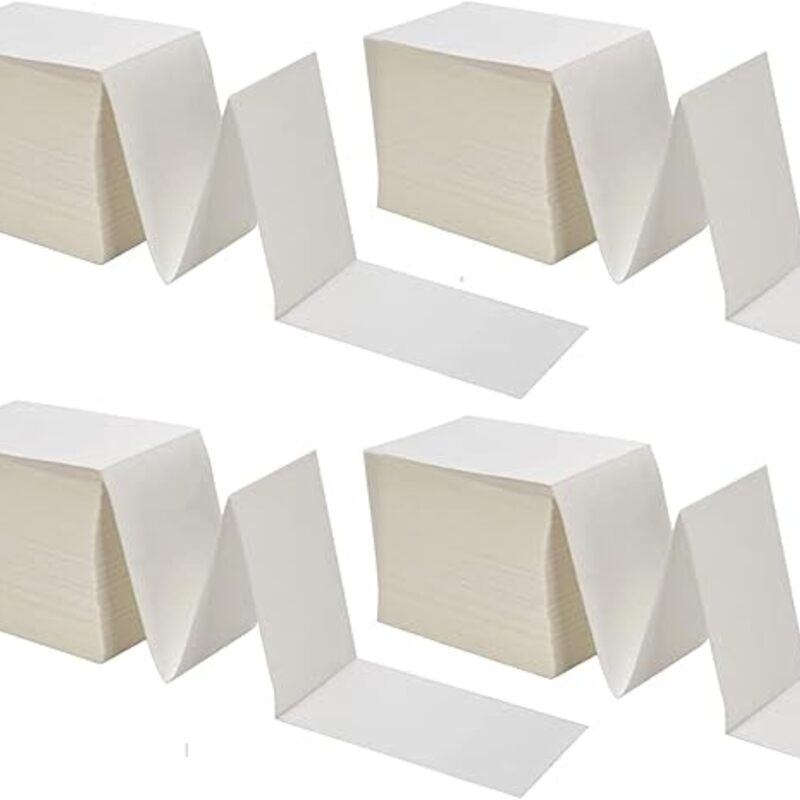 9527 Product Fanfold 4 x 6 Direct Thermal Labels White