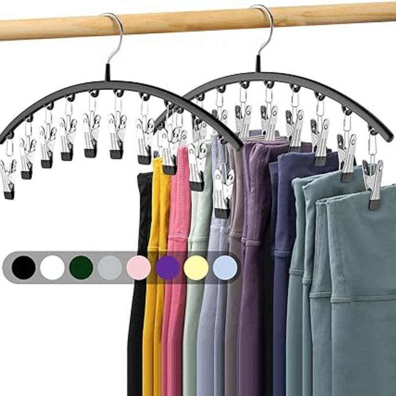 Legging Organizer for Closet, Metal Yoga Pants Hangers 2