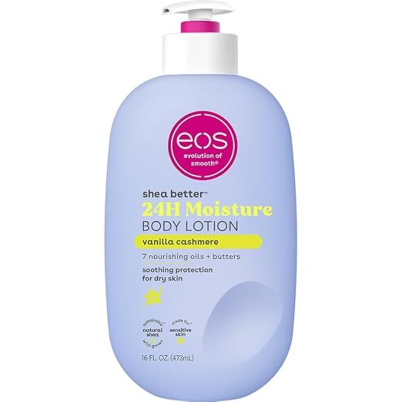 eos Shea Better Body Lotion Vanilla Cashmere, 24-Hour