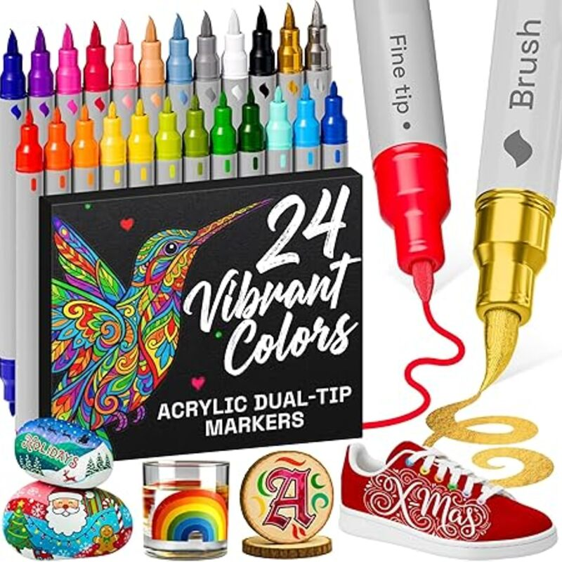 ARTISTRO 24 Acrylic Paint Markers - Paint Pens