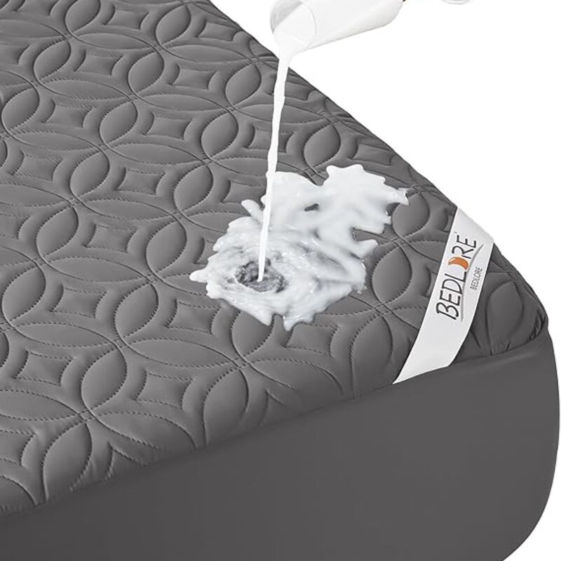 BEDLORE Waterproof Mattress Protector, Queen Size Mattress