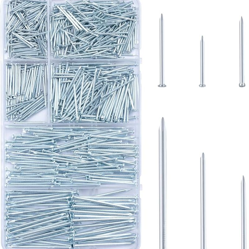 KURUI 700pcs Hardware Nails for Hanging Pictures, Up
