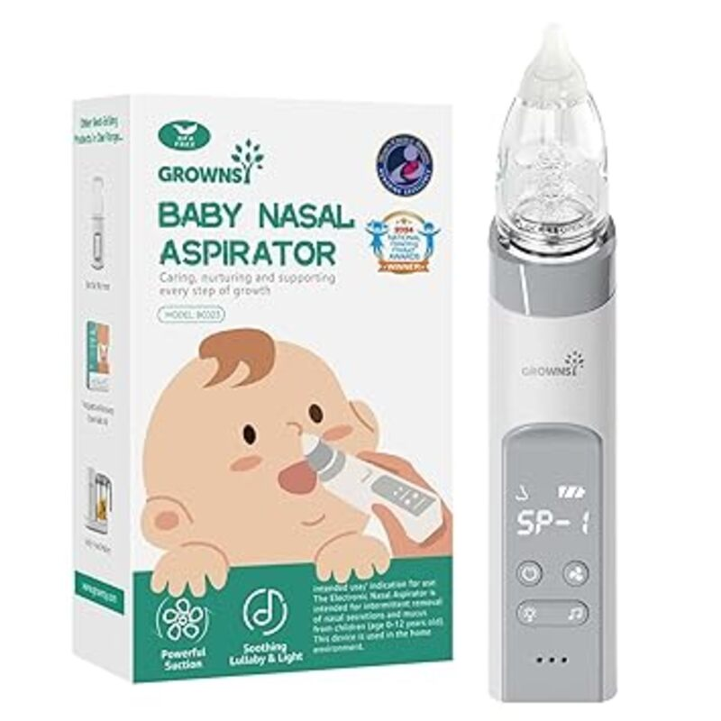 GROWNSY Nasal Aspirator for Baby, Electric Baby Nose