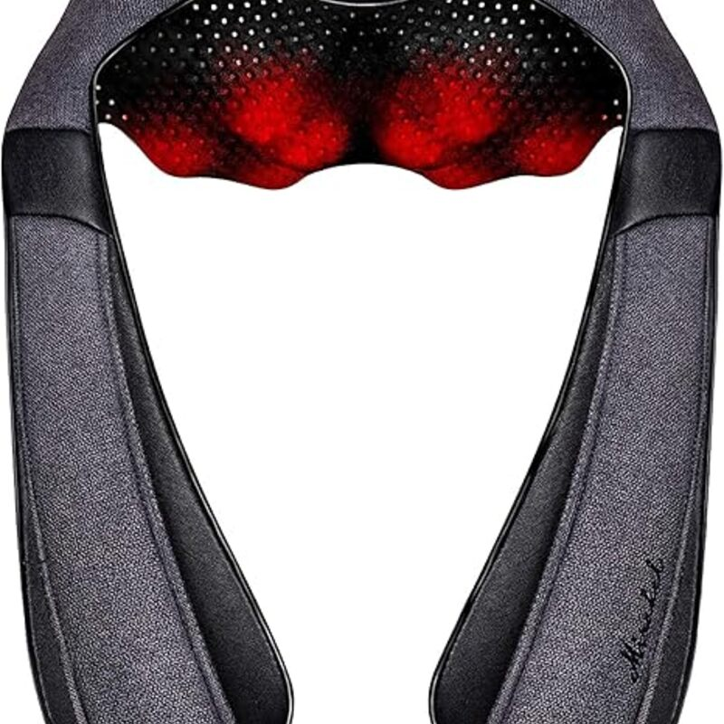 Mirakel Neck Massager for Pain Relief Deep Tissue, Shiatsu