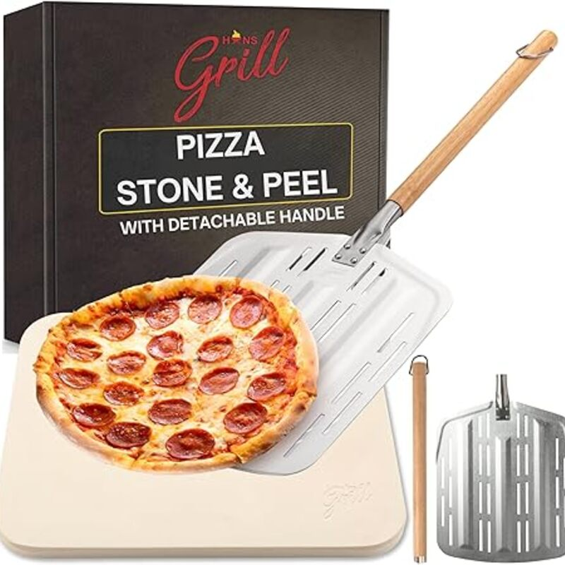 Hans Grill Pizza Stone PRO XL Baking Stone For Pizzas use