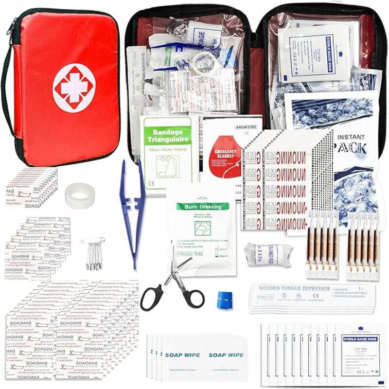 Travel-First Aid-Kit Car-Home 300PCS Survival-Kit