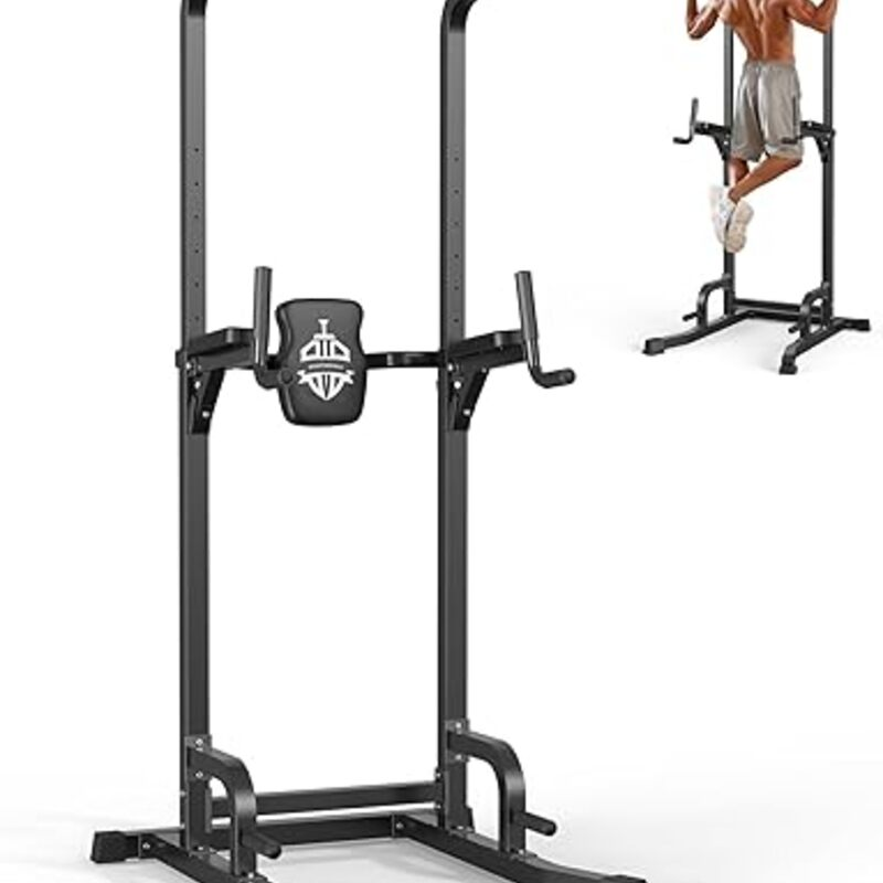 Sportsroyals Power Tower Pull Up Bar Station, 450LBS