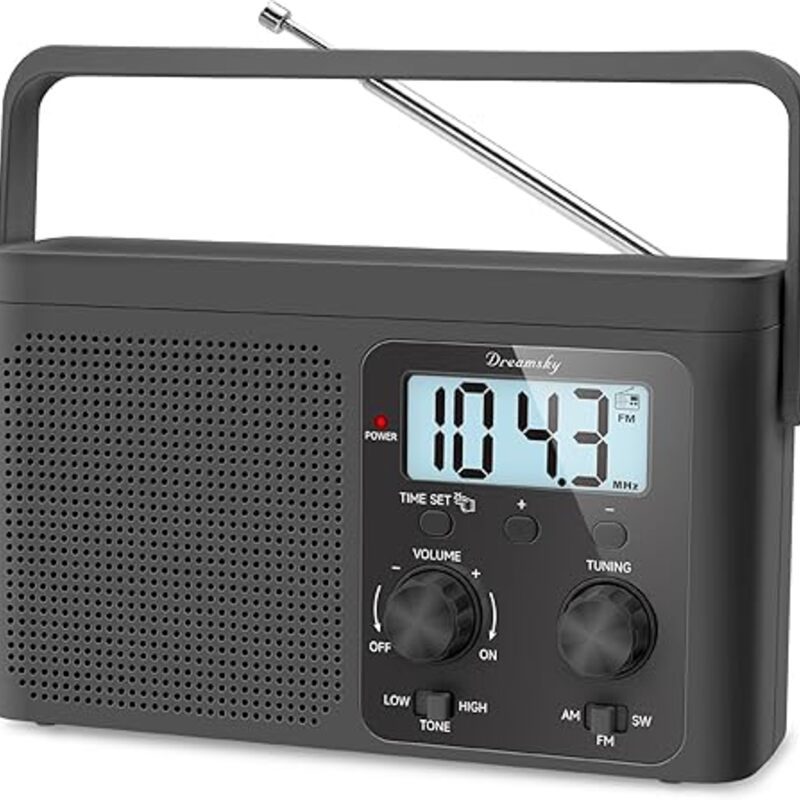 DreamSky AM FM Radio Portable - Shortwave Radio Battery