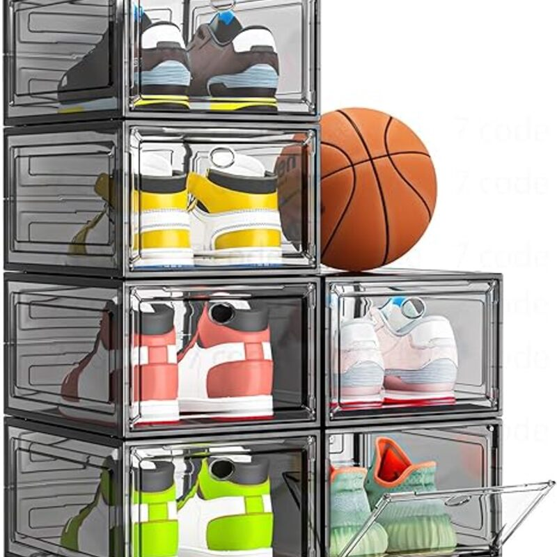 7 code Thicken & Sturdy Clear Shoe Storage Organizer
