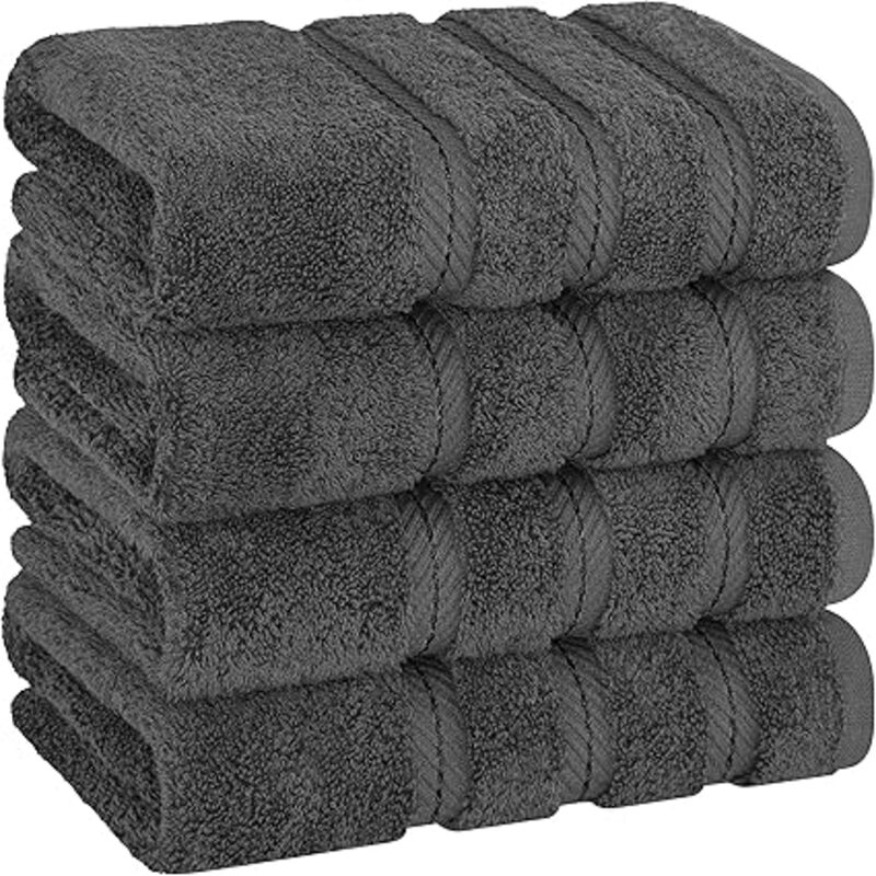 American Soft Linen Luxury Hand Towels for Bathroom, 600 GSM