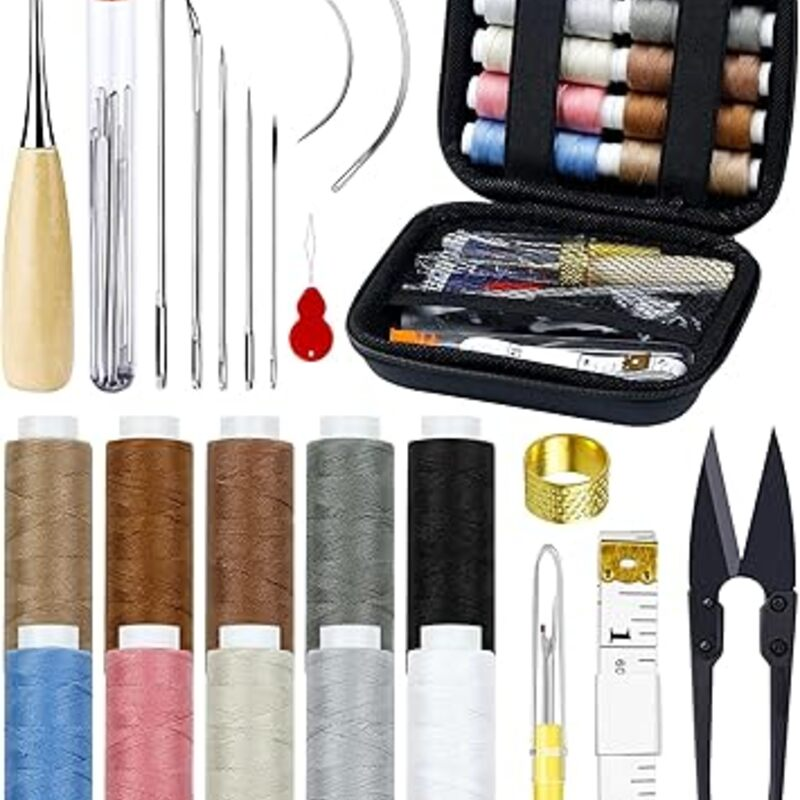 PLANTIONAL Upholstery Repair Sewing Kit, Heavy Duty Sewing