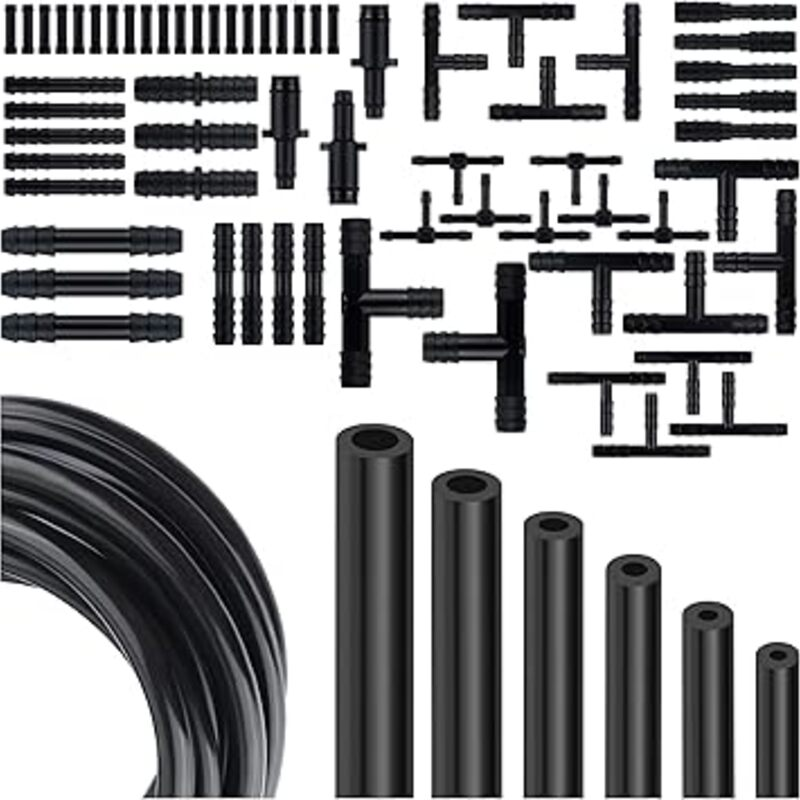 Multipurpose Vacuum Line Kit,6PCS 5Ft Vacuum Hose