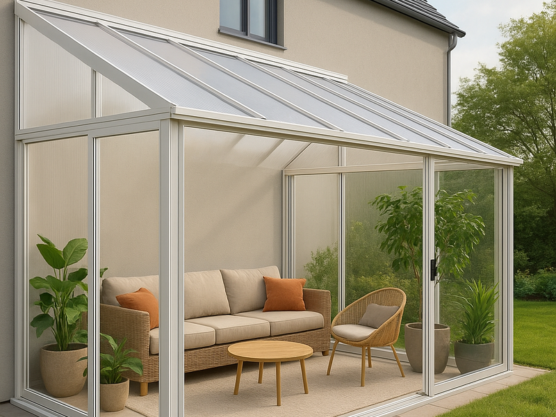 Polikarbonát Télikert