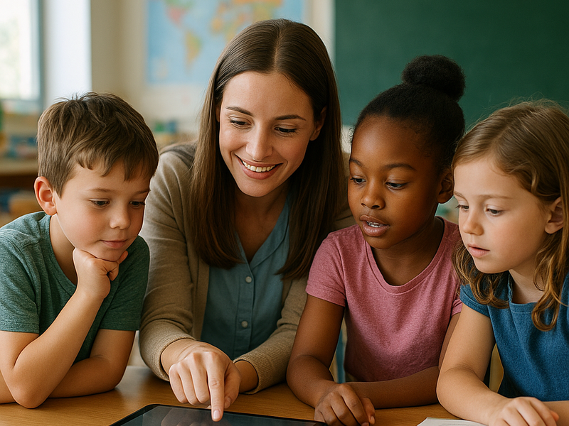 Online Learning Games for Kids