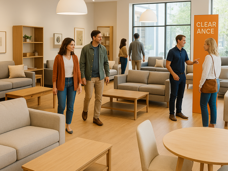 팔리지 않은 가구