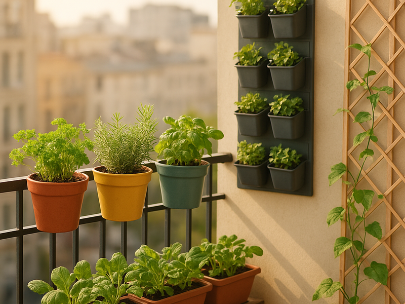 Beginner Balcony Garden Setup