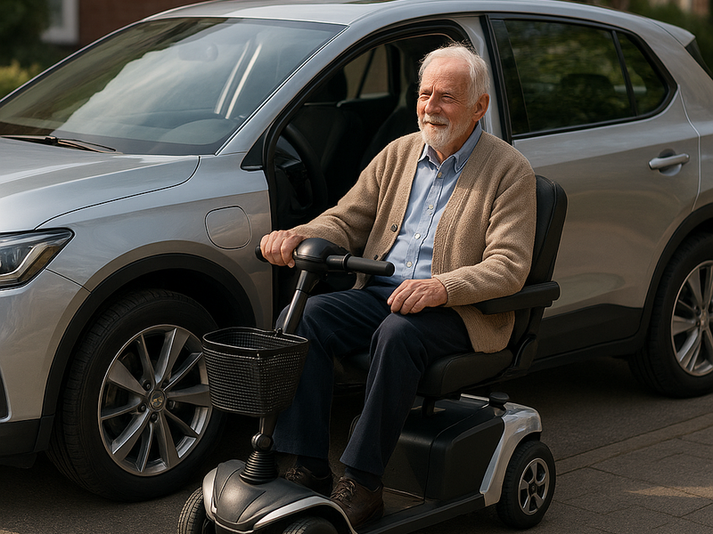 Helt Ny Liten Elbil För Seniorer