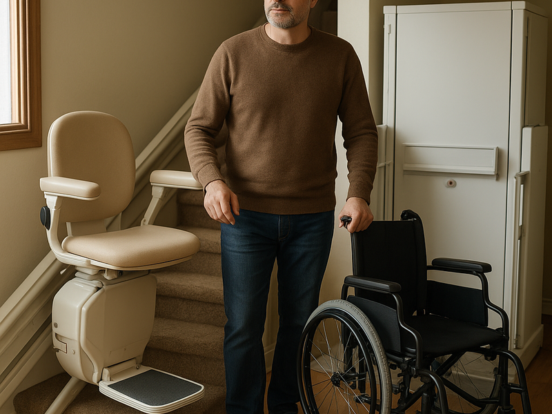 Merdiven Asansörü Ayakta Kaldırma